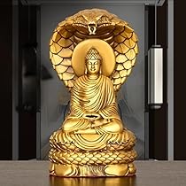 釈迦様 置物 仏教美術 仏堂 蛇護仏陀 銅像 釈迦仏像 釈迦様 置物 仏教美術 仏堂 蛇護仏陀 銅像 釈迦仏像 Amazon｜釈迦牟